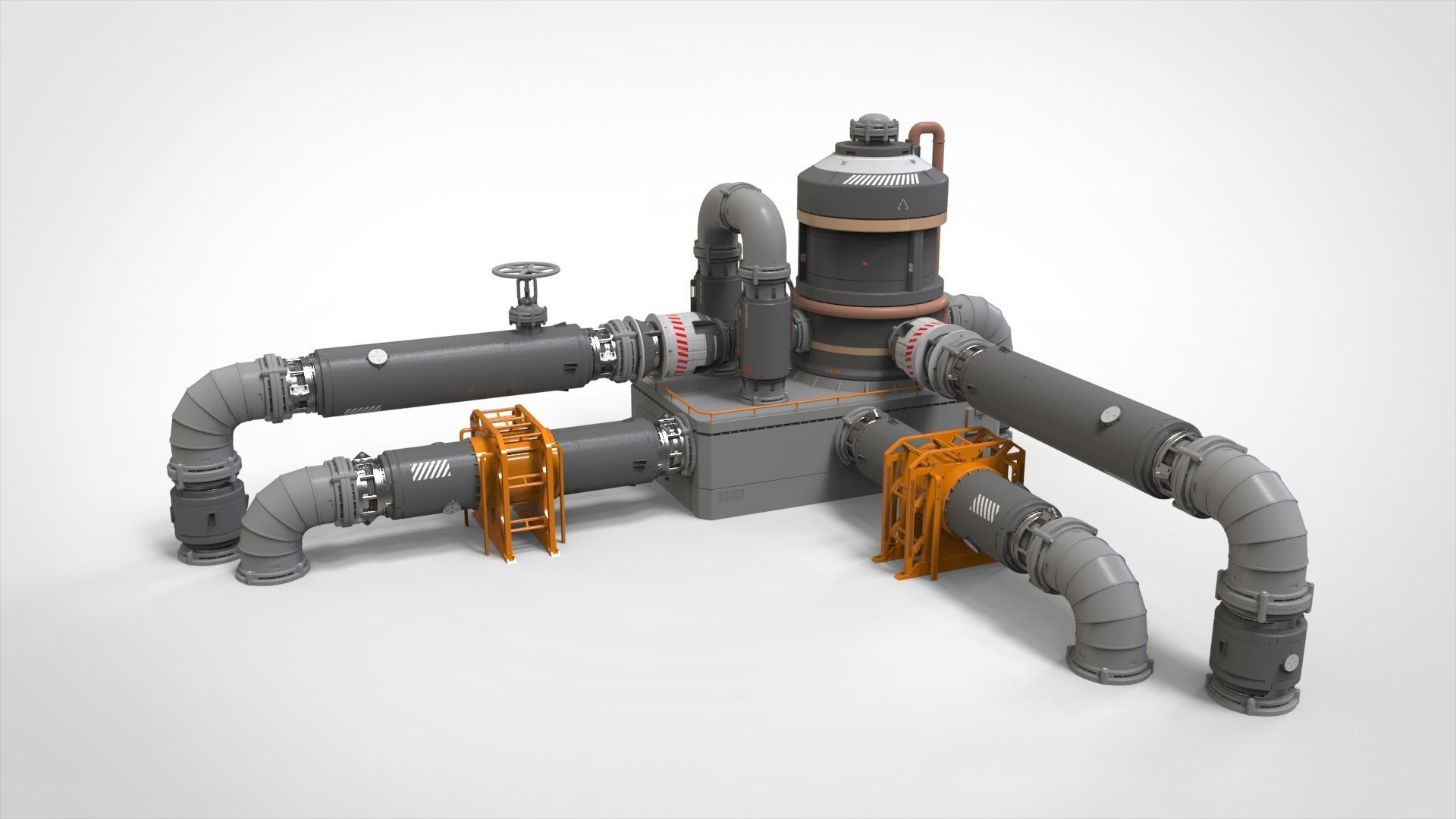 Sci Fi Modular Environment 14 3D model_29