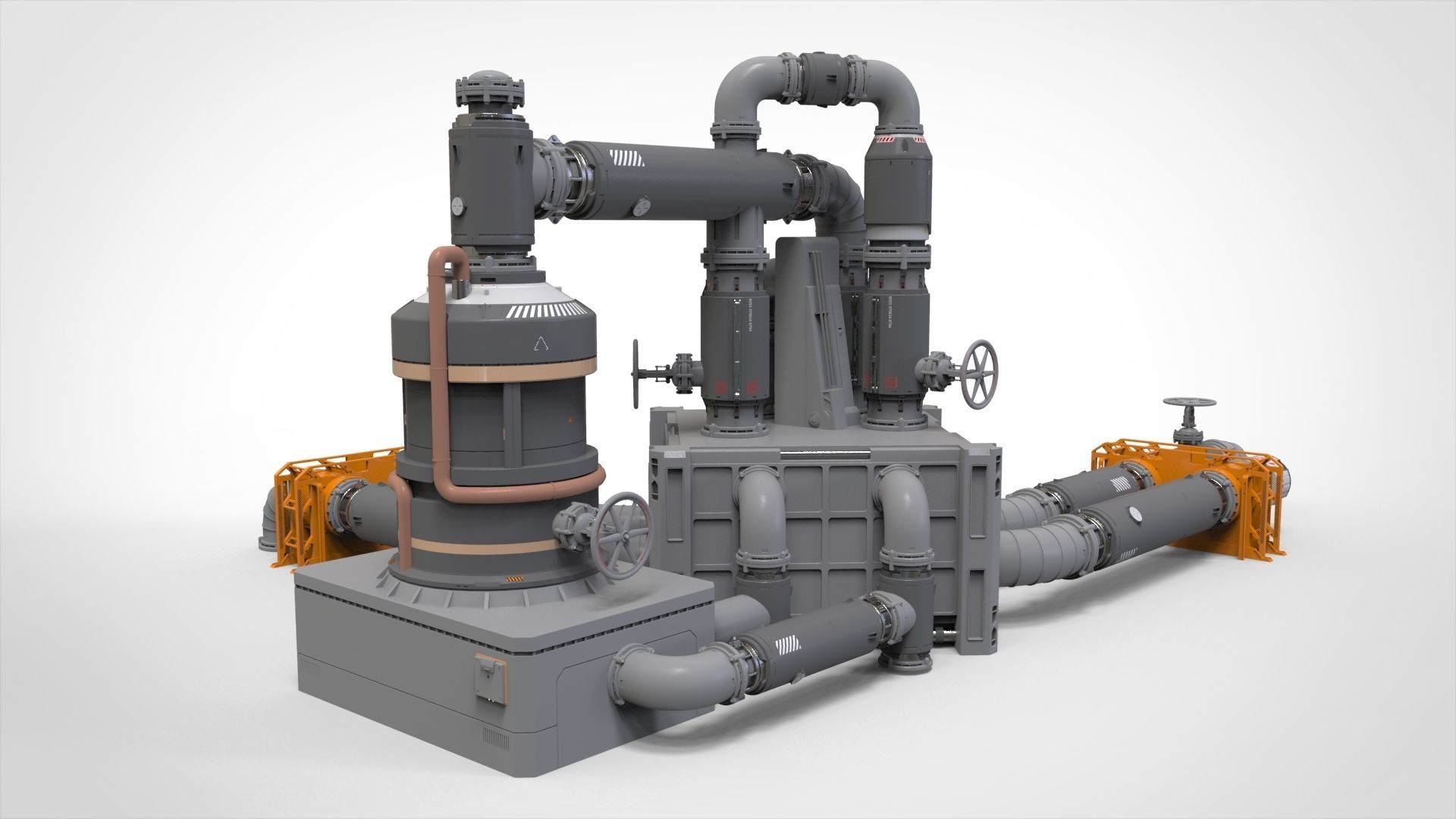 Sci Fi Modular Environment 14 3D model_4