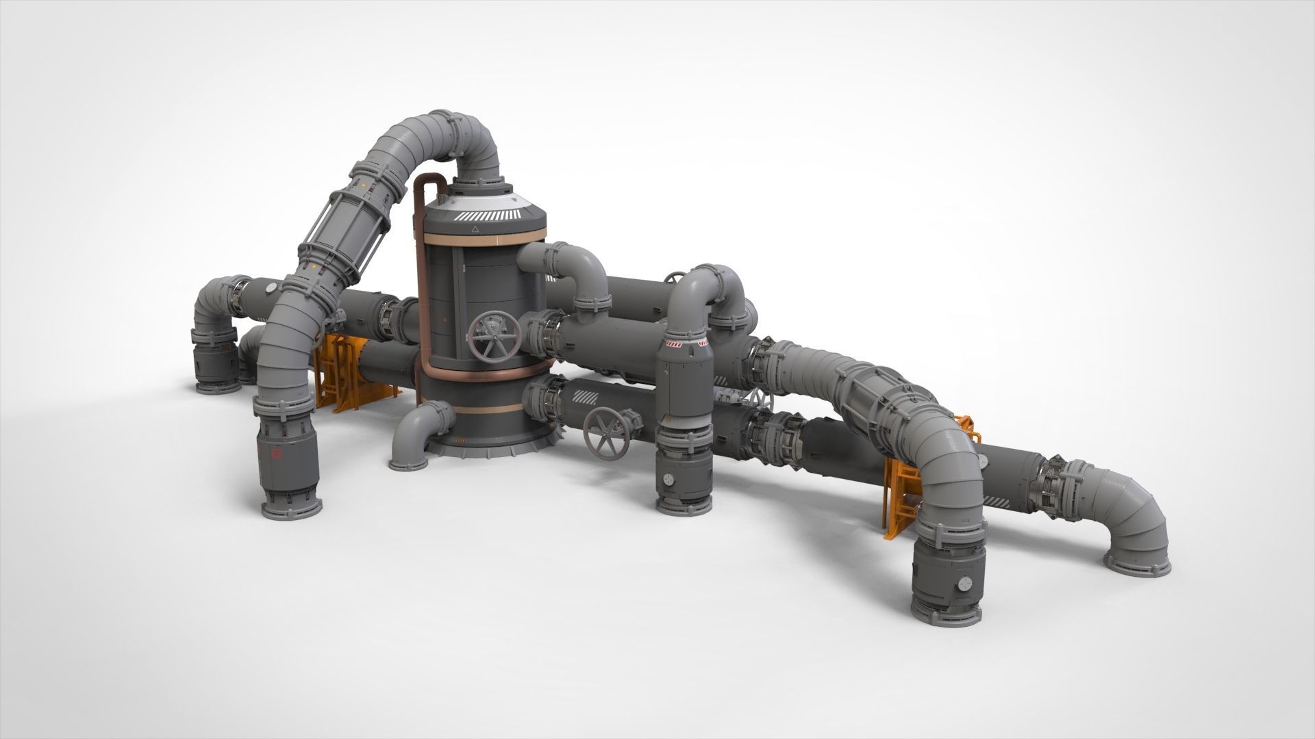 Sci Fi Modular Environment 14 3D model_23