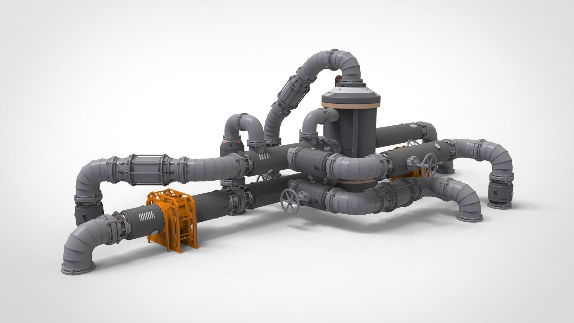 Sci Fi Modular Environment 14 3D model_24