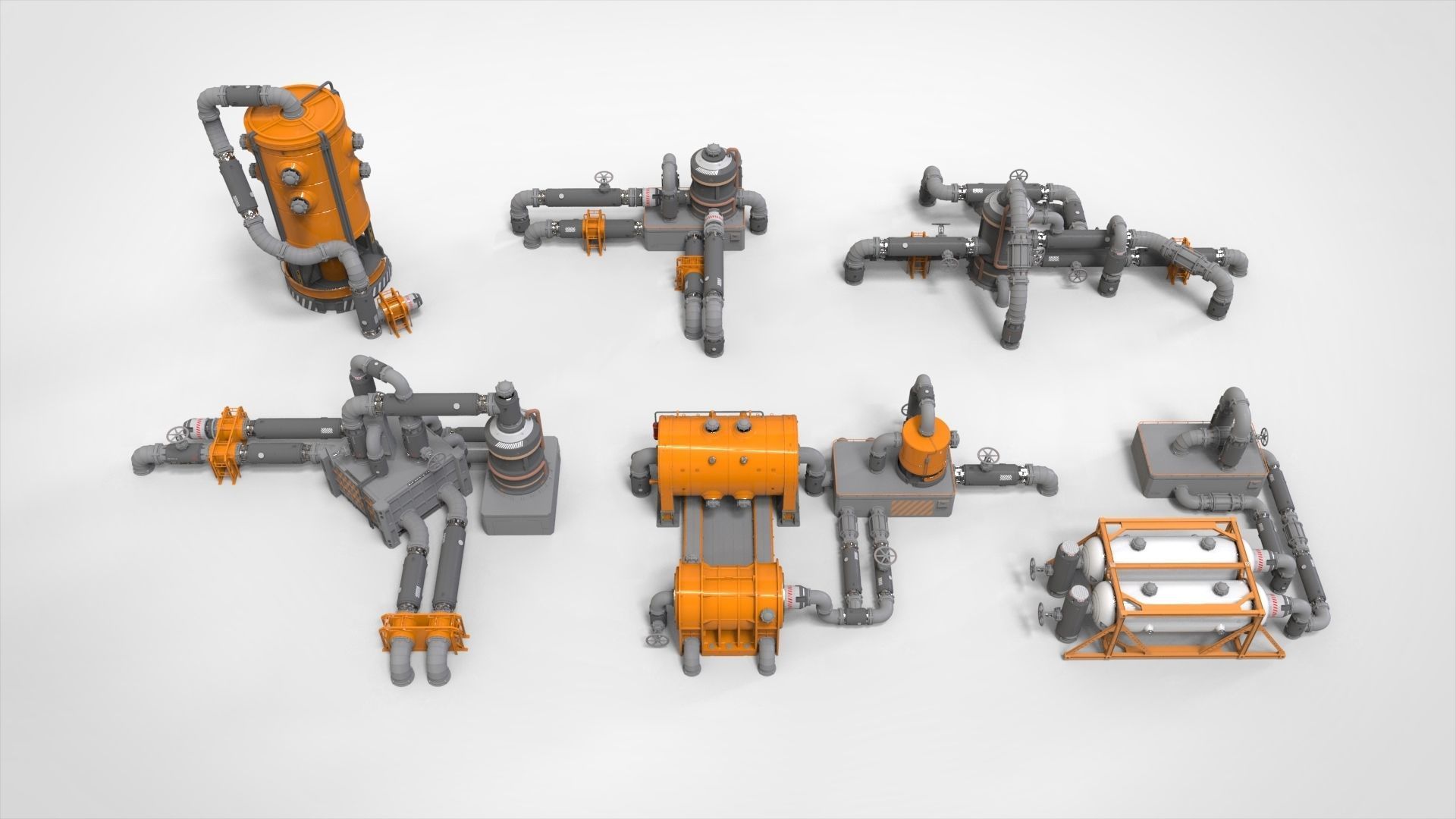 Sci Fi Modular Environment 14 3D model_2