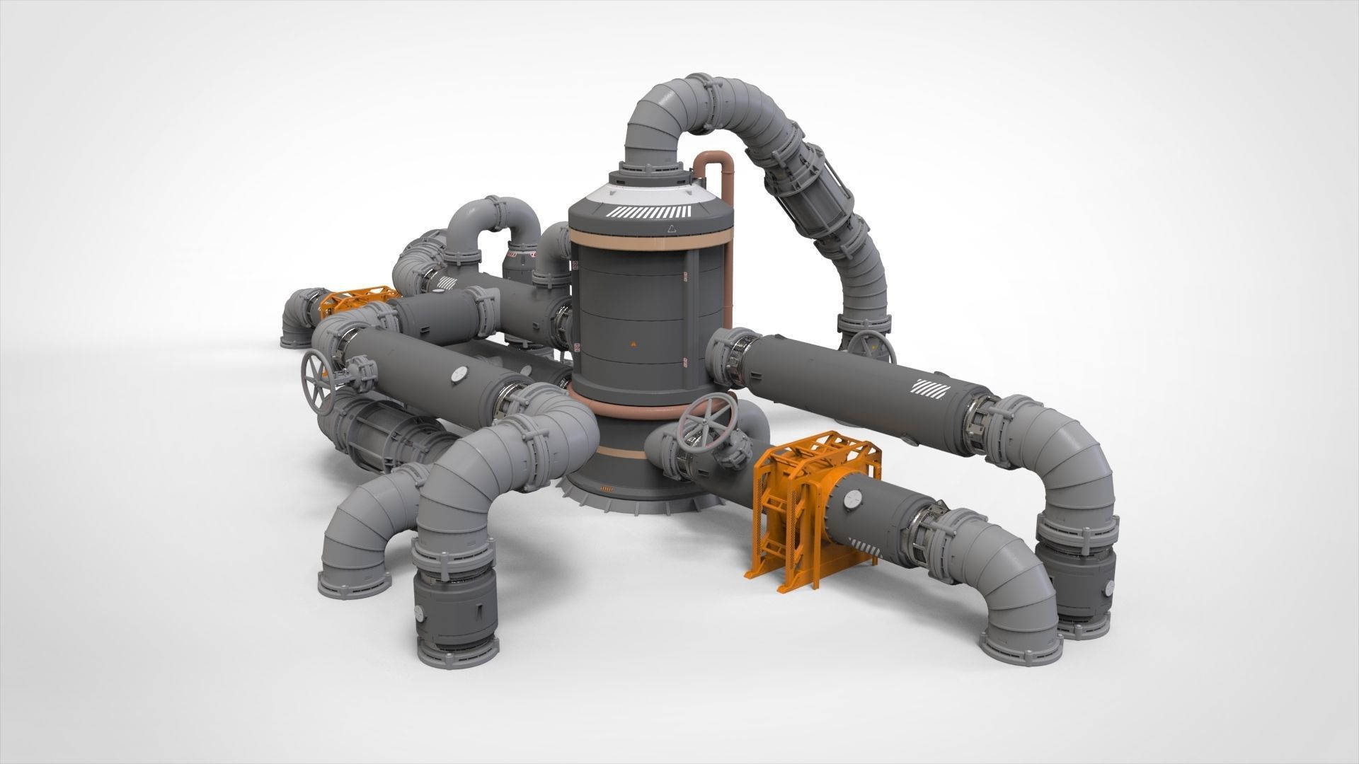 Sci Fi Modular Environment 14 3D model_25