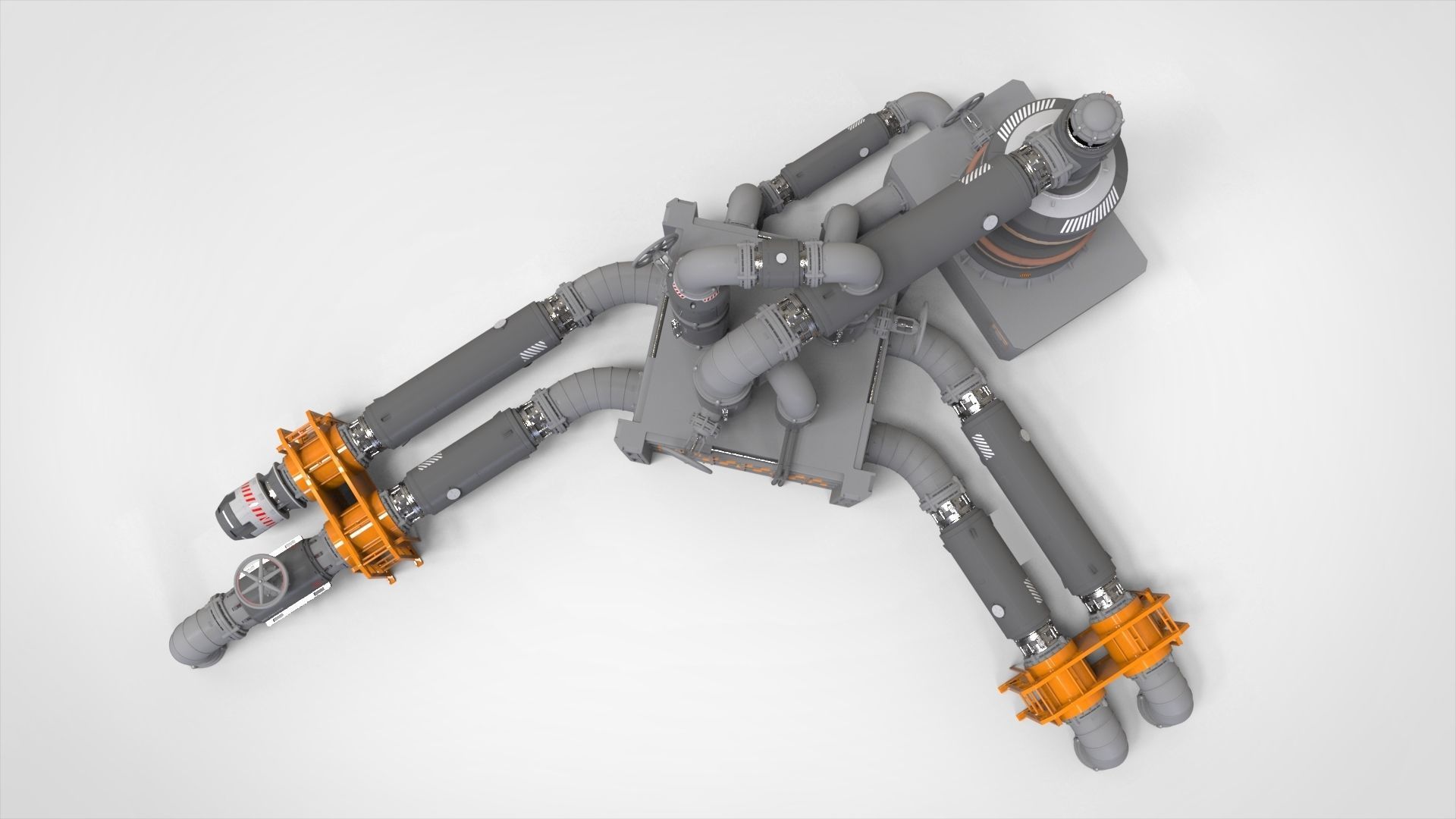 Sci Fi Modular Environment 14 3D model_6