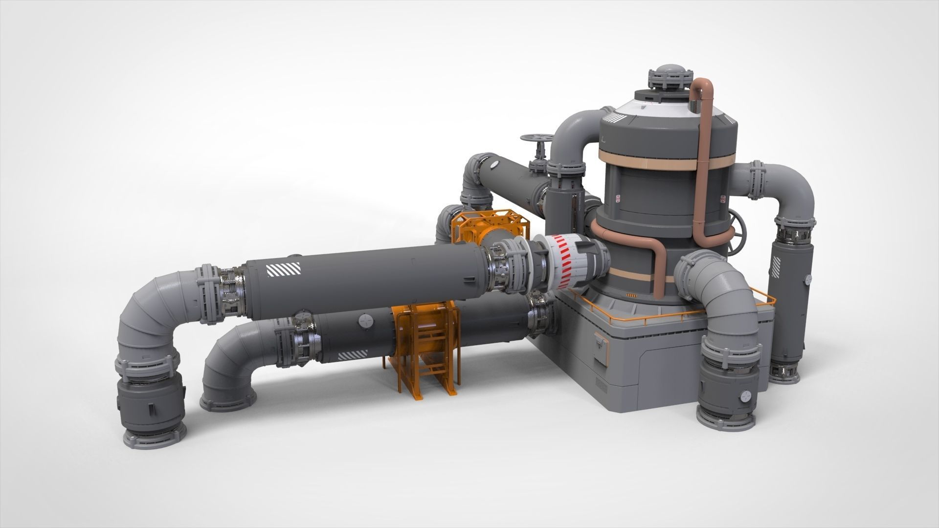 Sci Fi Modular Environment 14 3D model_30