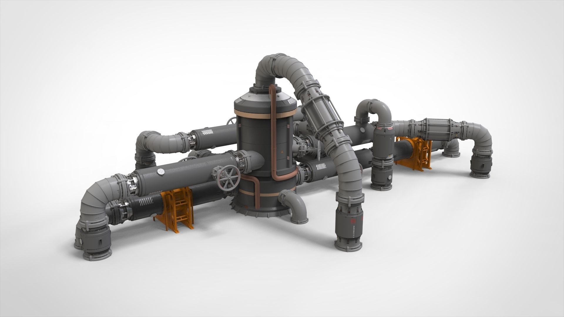 Sci Fi Modular Environment 14 3D model_22