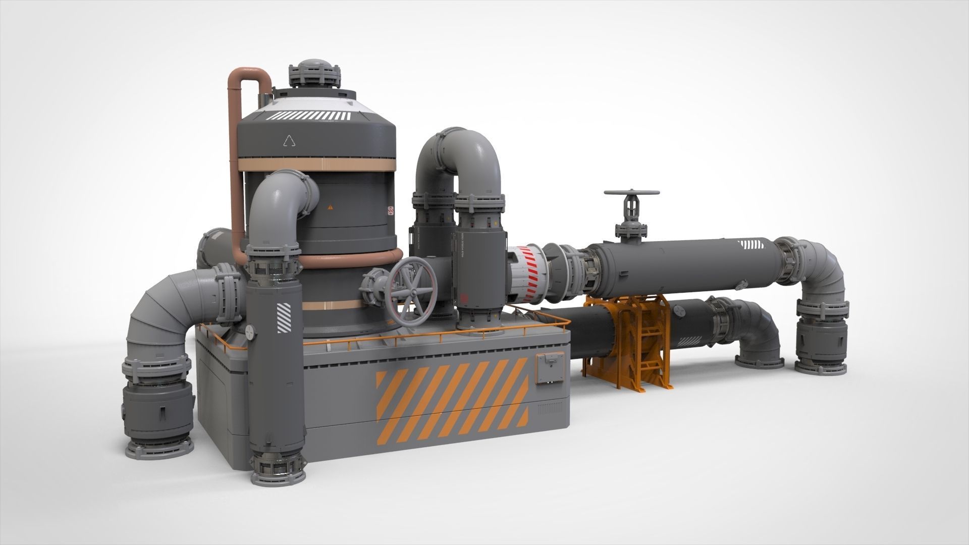 Sci Fi Modular Environment 14 3D model_31