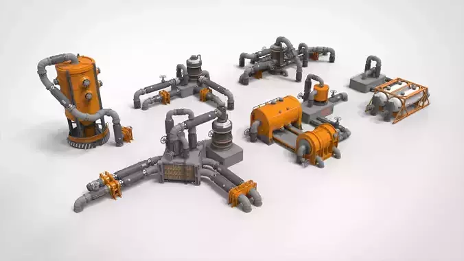Sci Fi Modular Environment 14 3D model
