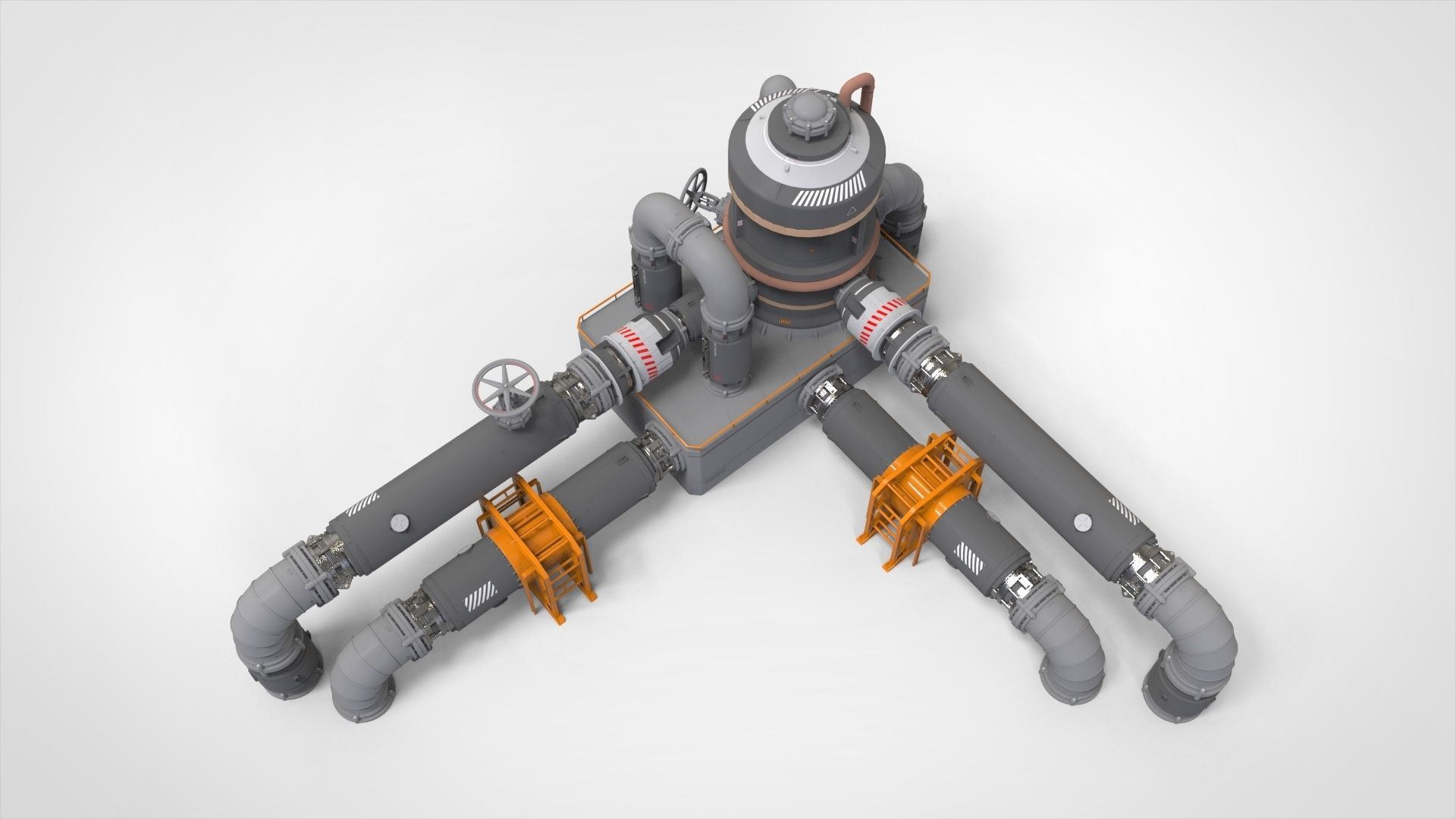 Sci Fi Modular Environment 14 3D model_33