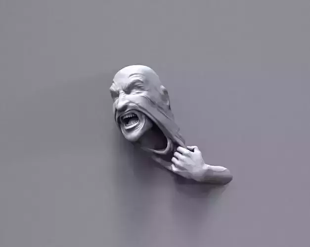 Searching for my own image - Art piece 3D print model