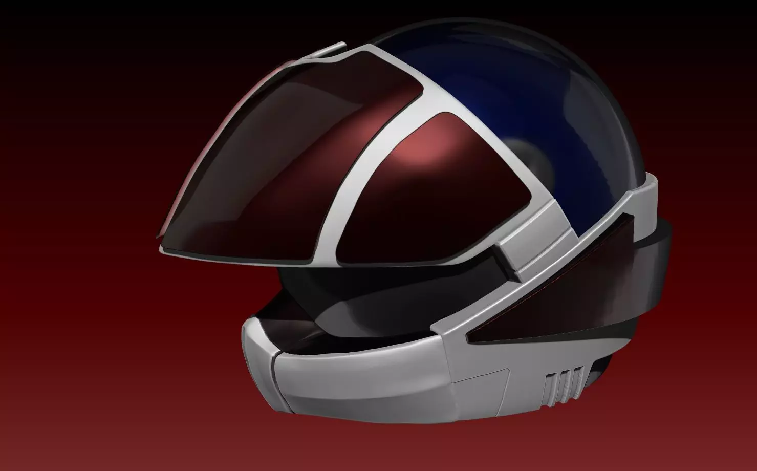Robotech helmet Rig Hunter 3D print model