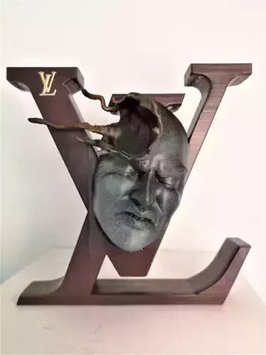 Blown Away by Louis Vuitton - Art Piece 3D print model