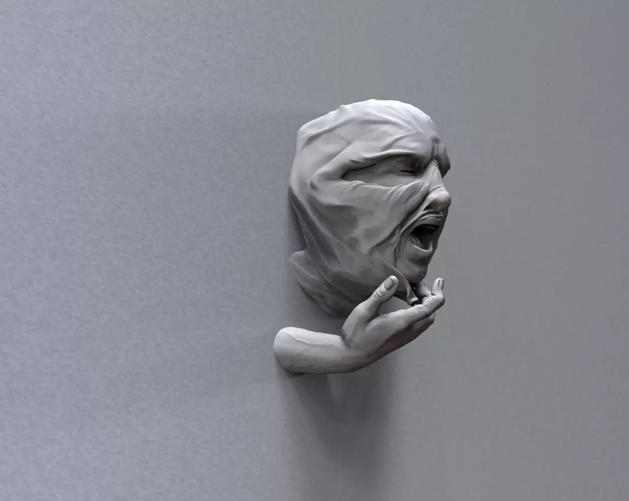 Who am I - Art piece 3D print model_0