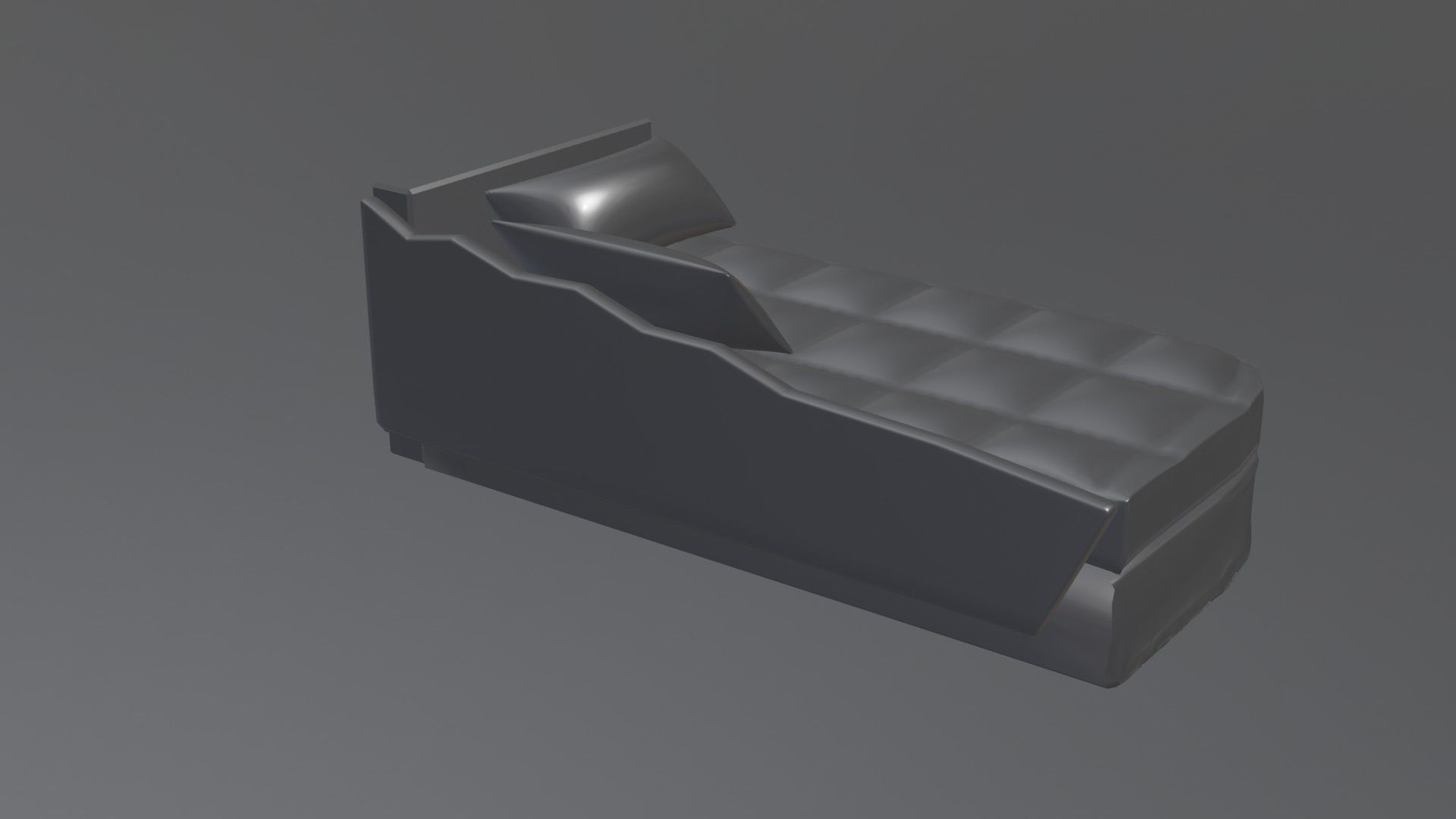 3d model of a blue lounge sofa 3D model_12