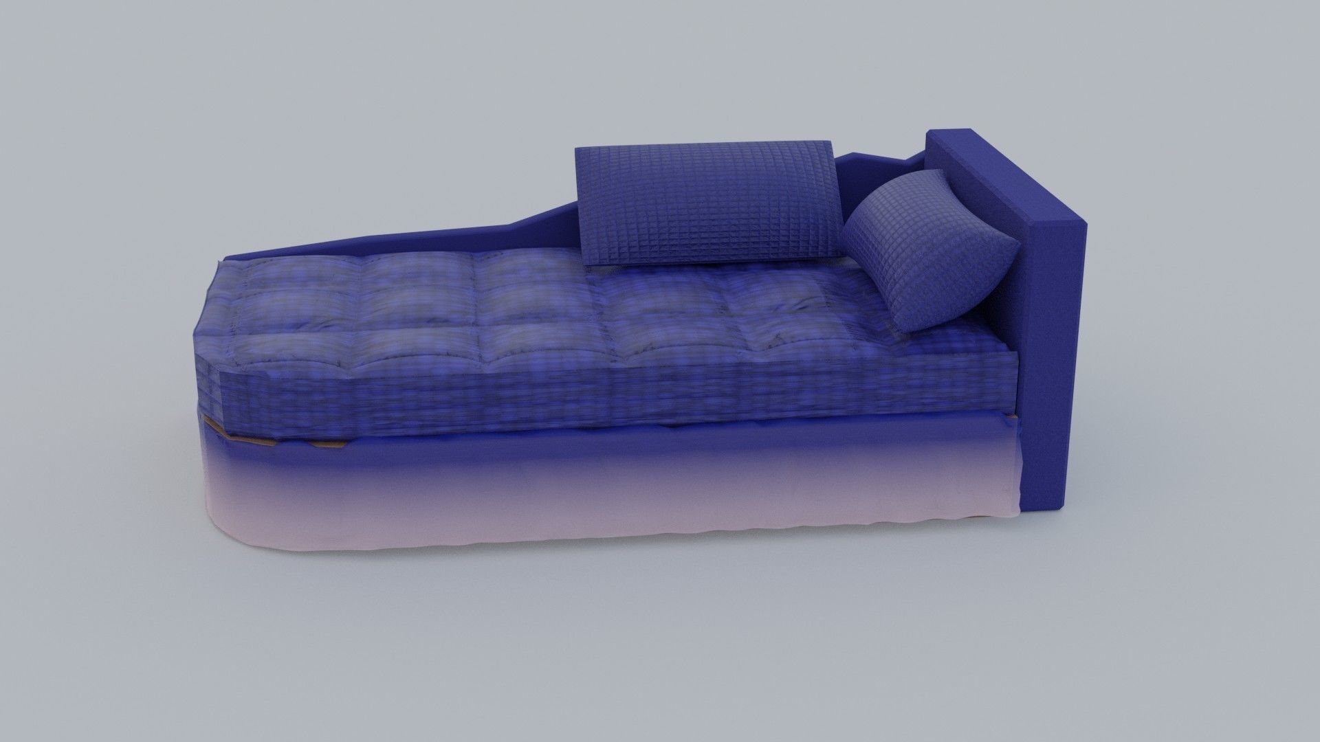 3d model of a blue lounge sofa 3D model_7