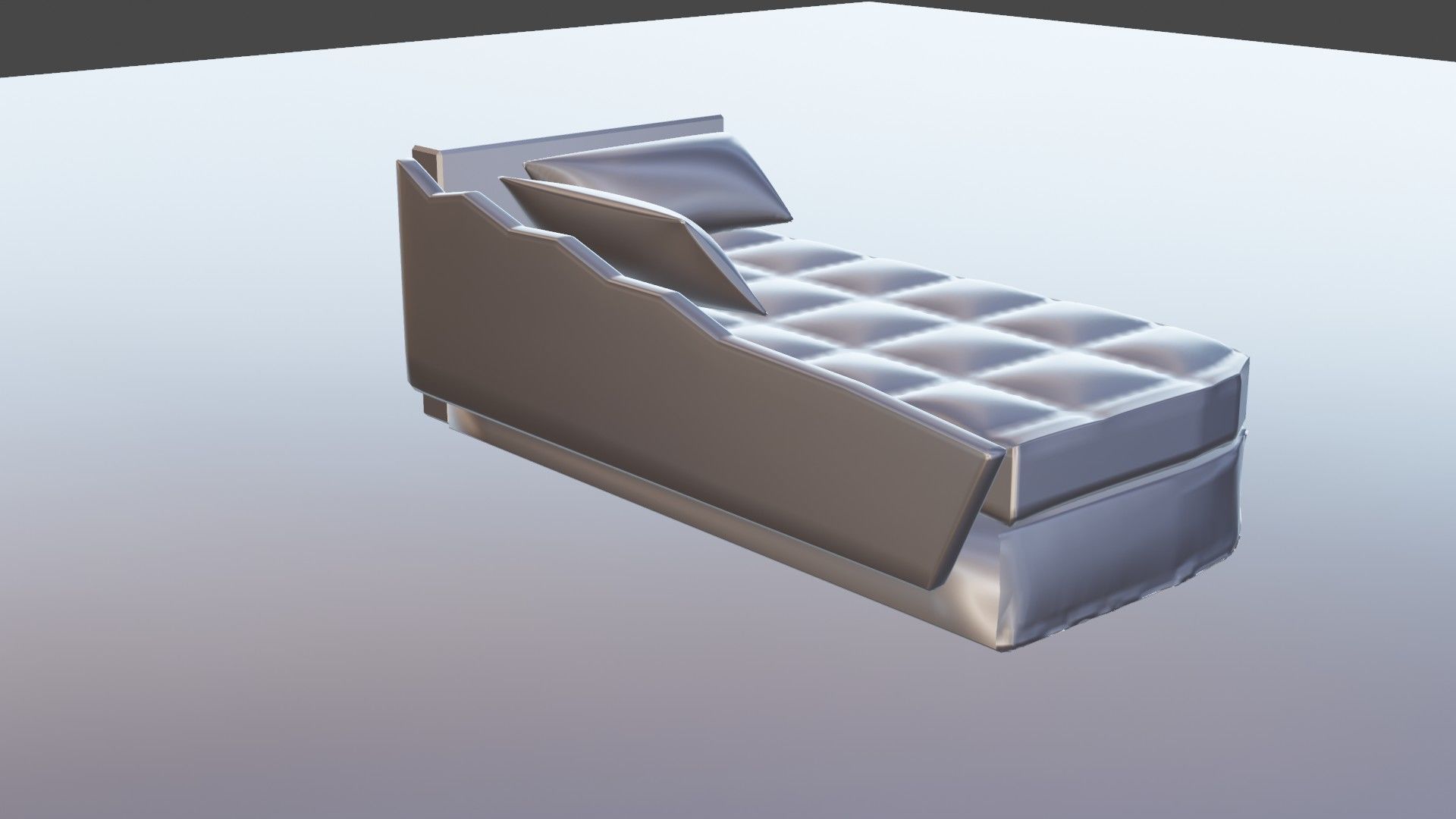3d model of a blue lounge sofa 3D model_10