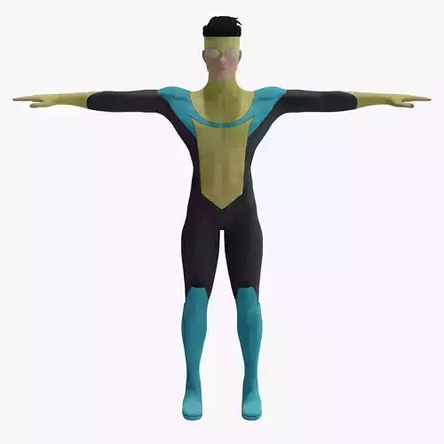 INVINCIBLE - Mark Grayson Low-poly 3D model