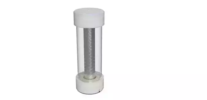 LED-strip lamp Hexagonal patern 3D print model