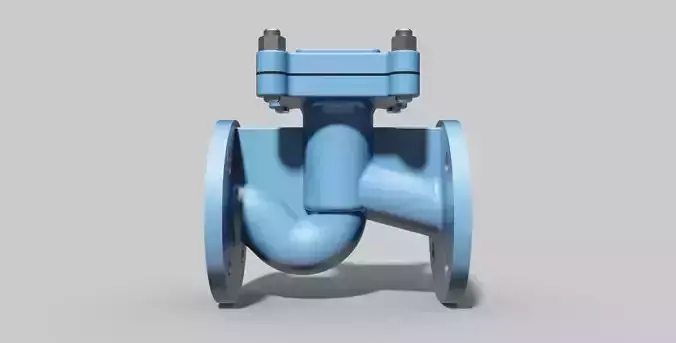 DN40 PN40 - Check valve lift type - Autodesk Inventor 3D model
