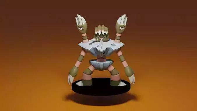 POKEMON BARBACLE 3D print model