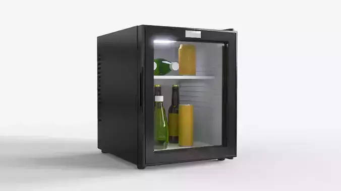 Mini Bar Fridge 3D model