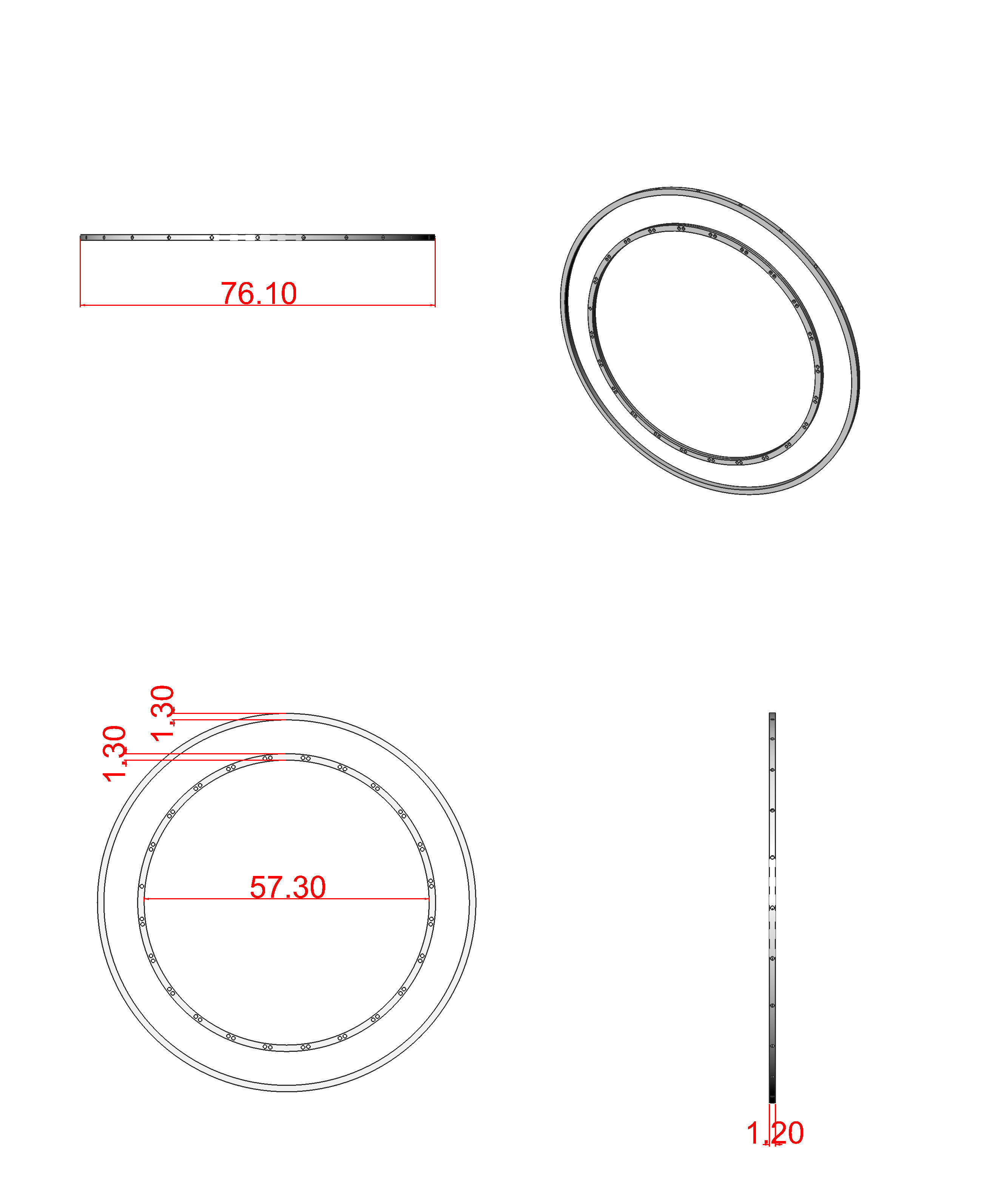 Banggle or bracelets ready for 3d print 3D print model_6
