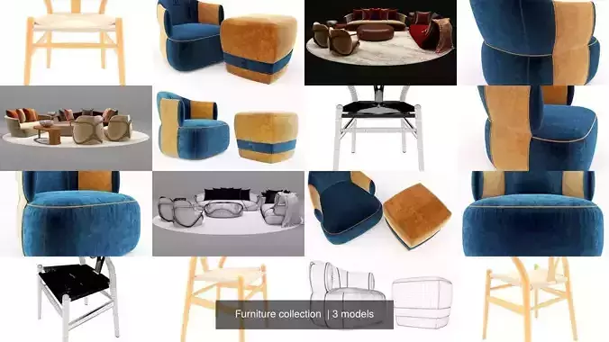 Furniture collection hans jrgen wishbone chair