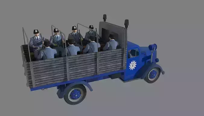 Berlin Police 3D model