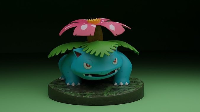 POKEMON VENASAUR 3D print model