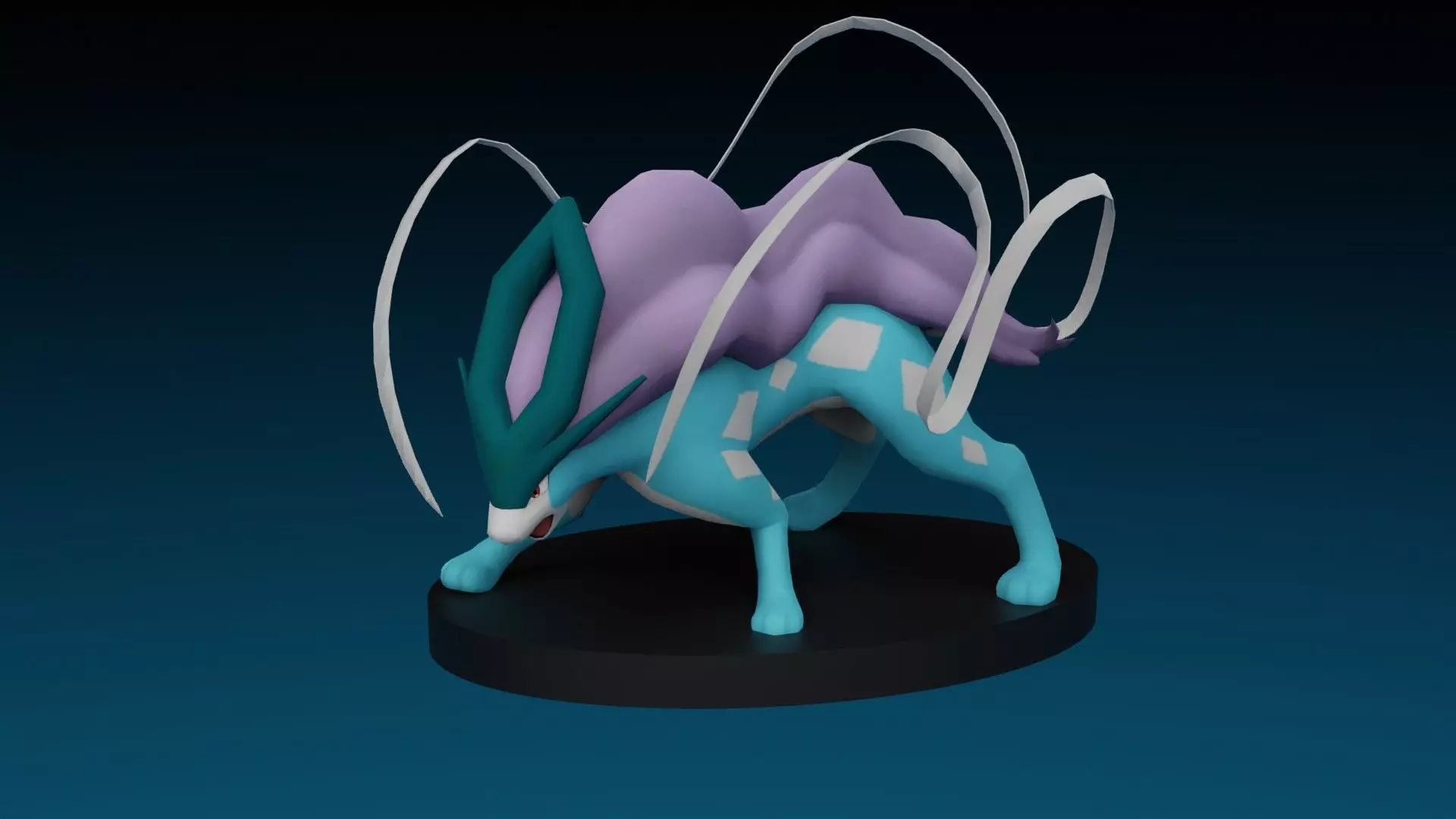 POKEMON SUICUNE 3D print model_0
