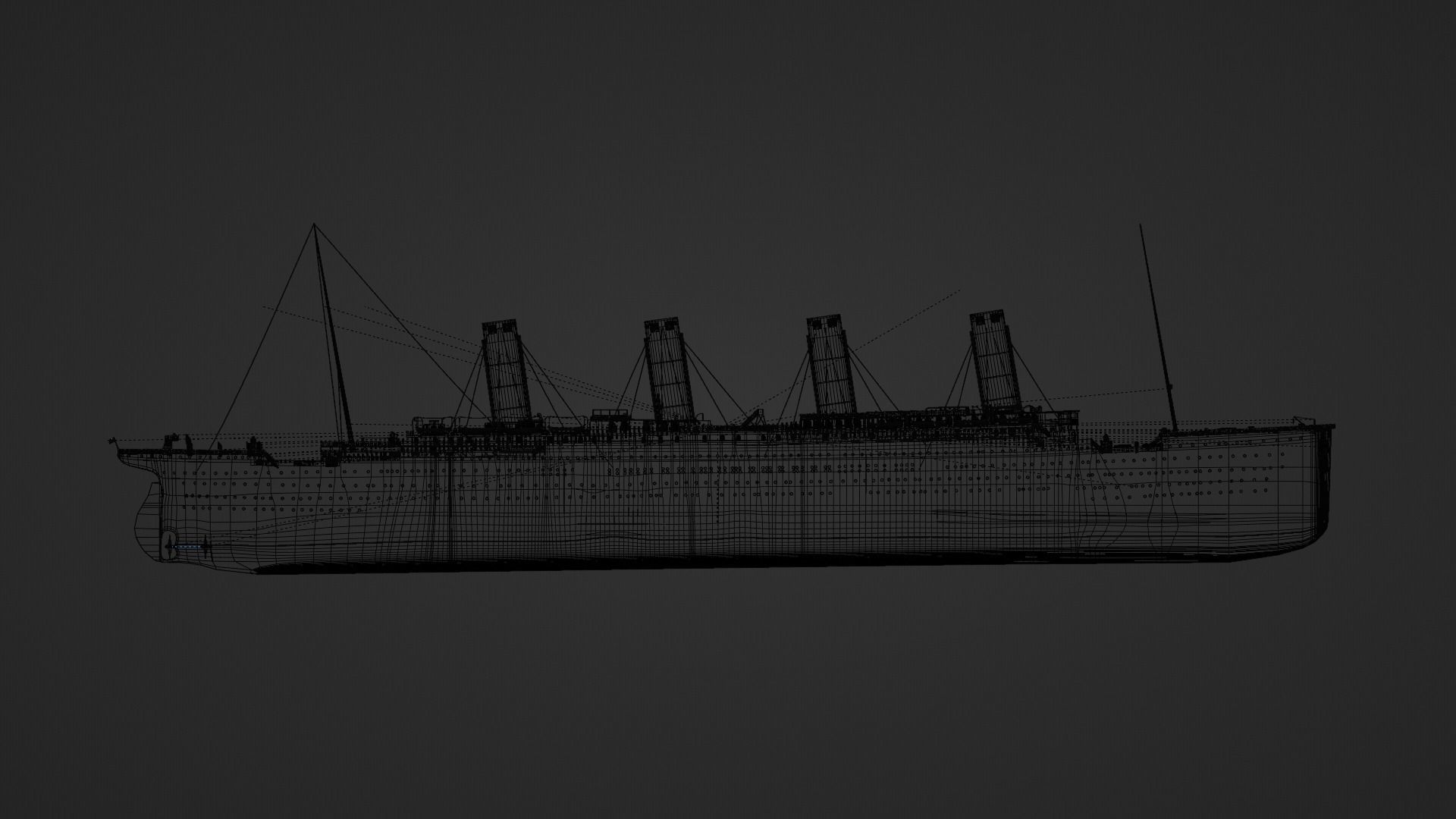 Titanic ship 3D model_8
