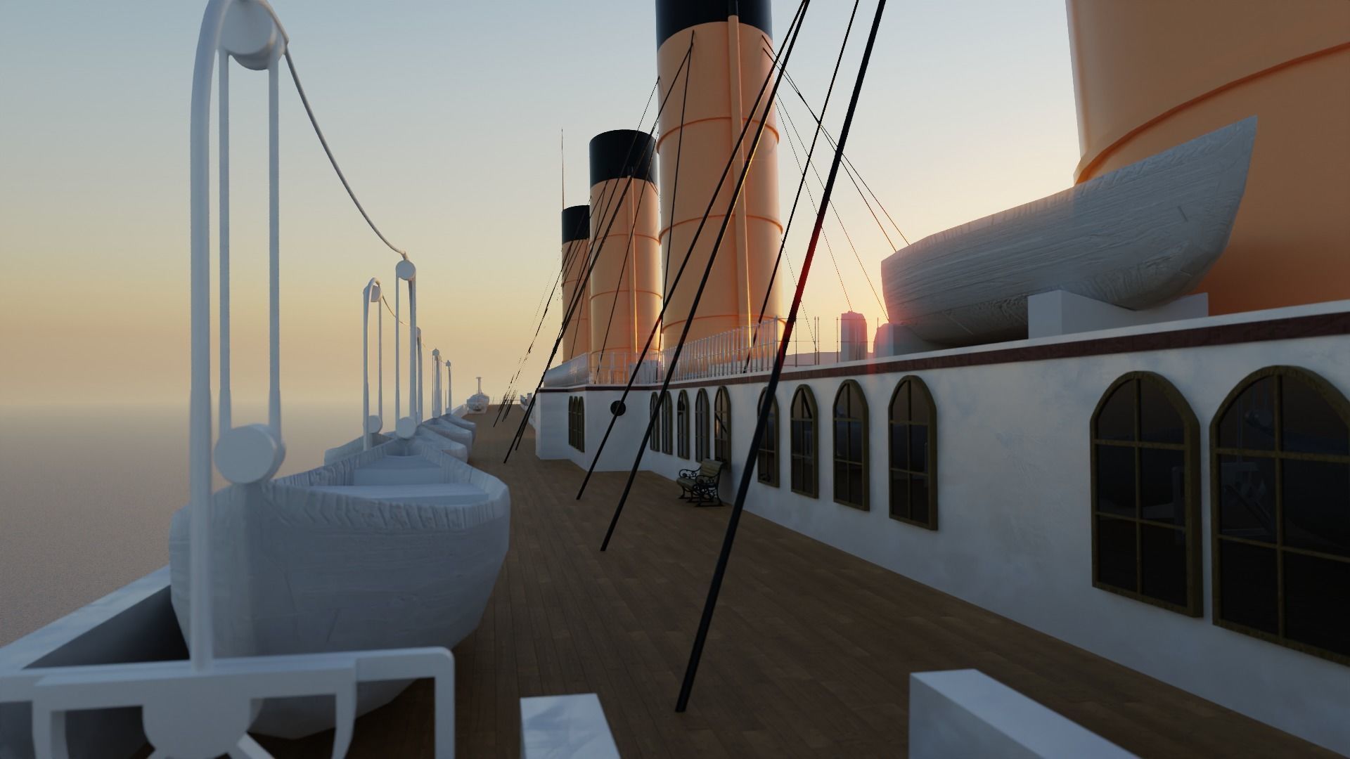 Titanic ship 3D model_6