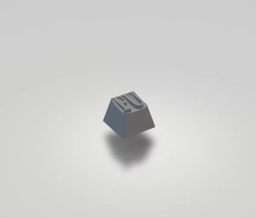 FU Eff You - Row 4 Cherry MX Keycap  3D print model_0
