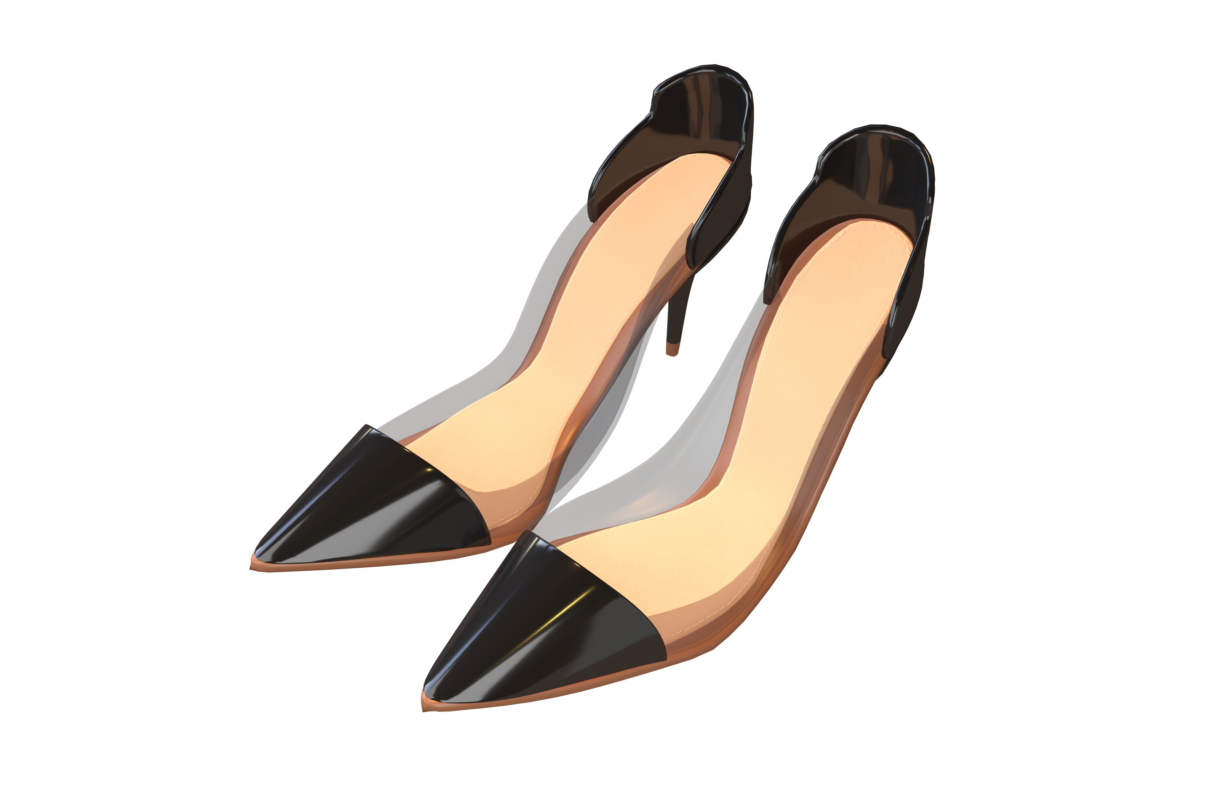 High Heel Pack 02 Low-poly 3D model_18