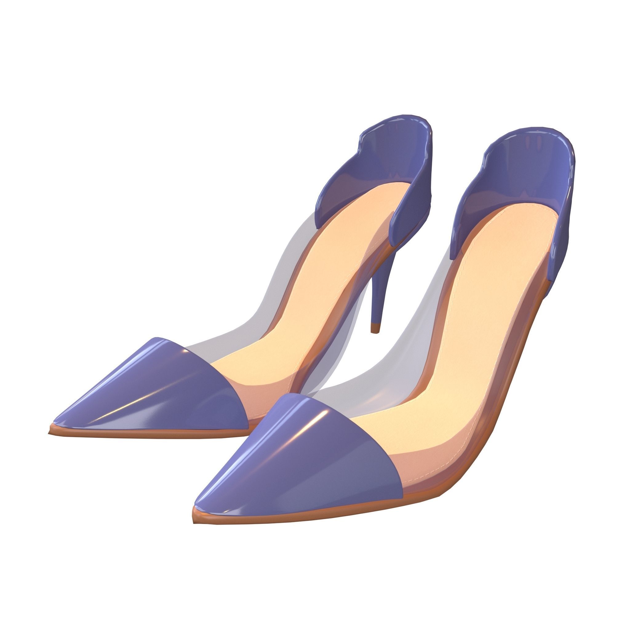 High Heel Pack 02 Low-poly 3D model_13