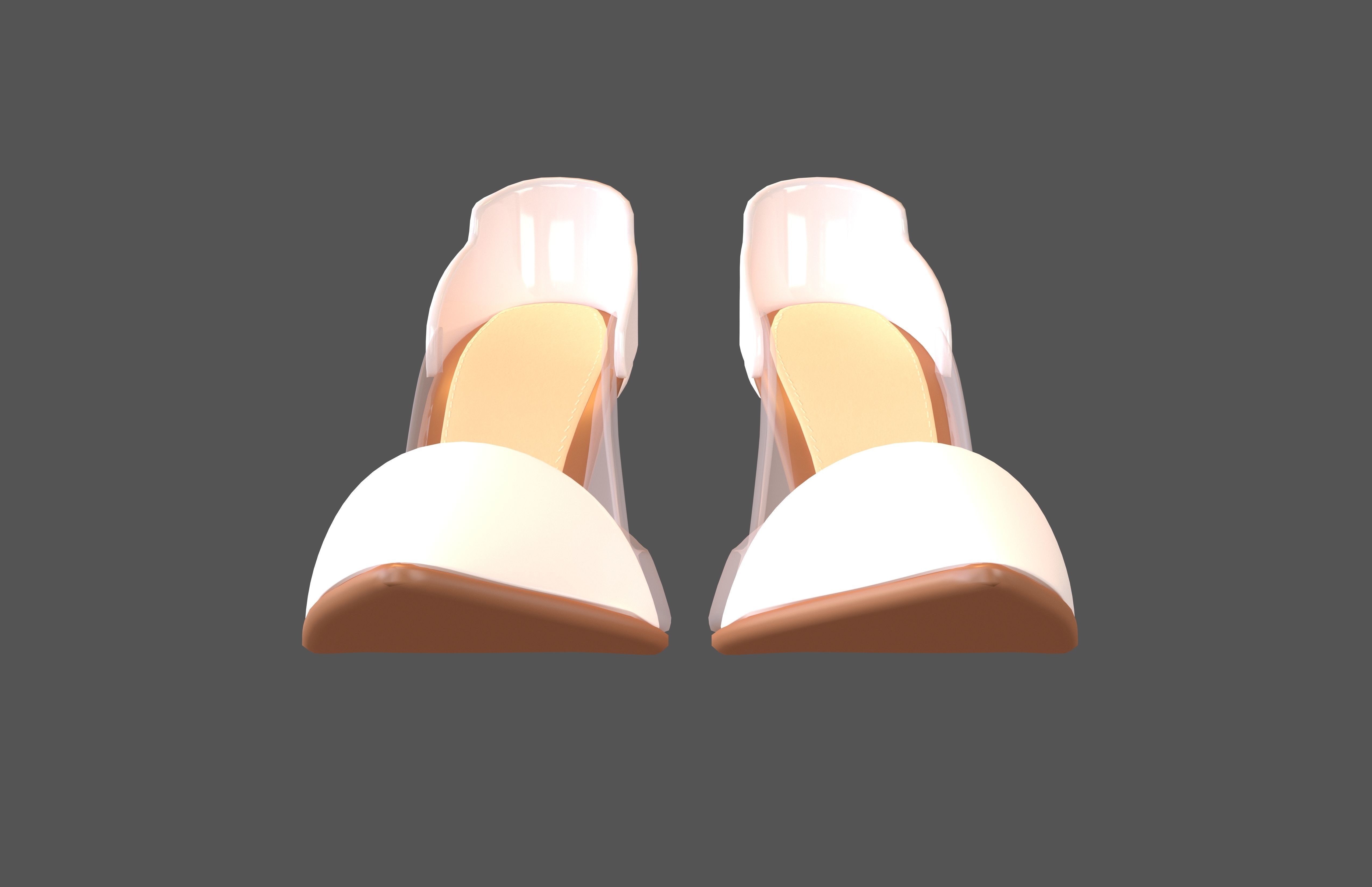 High Heel Pack 02 Low-poly 3D model_34