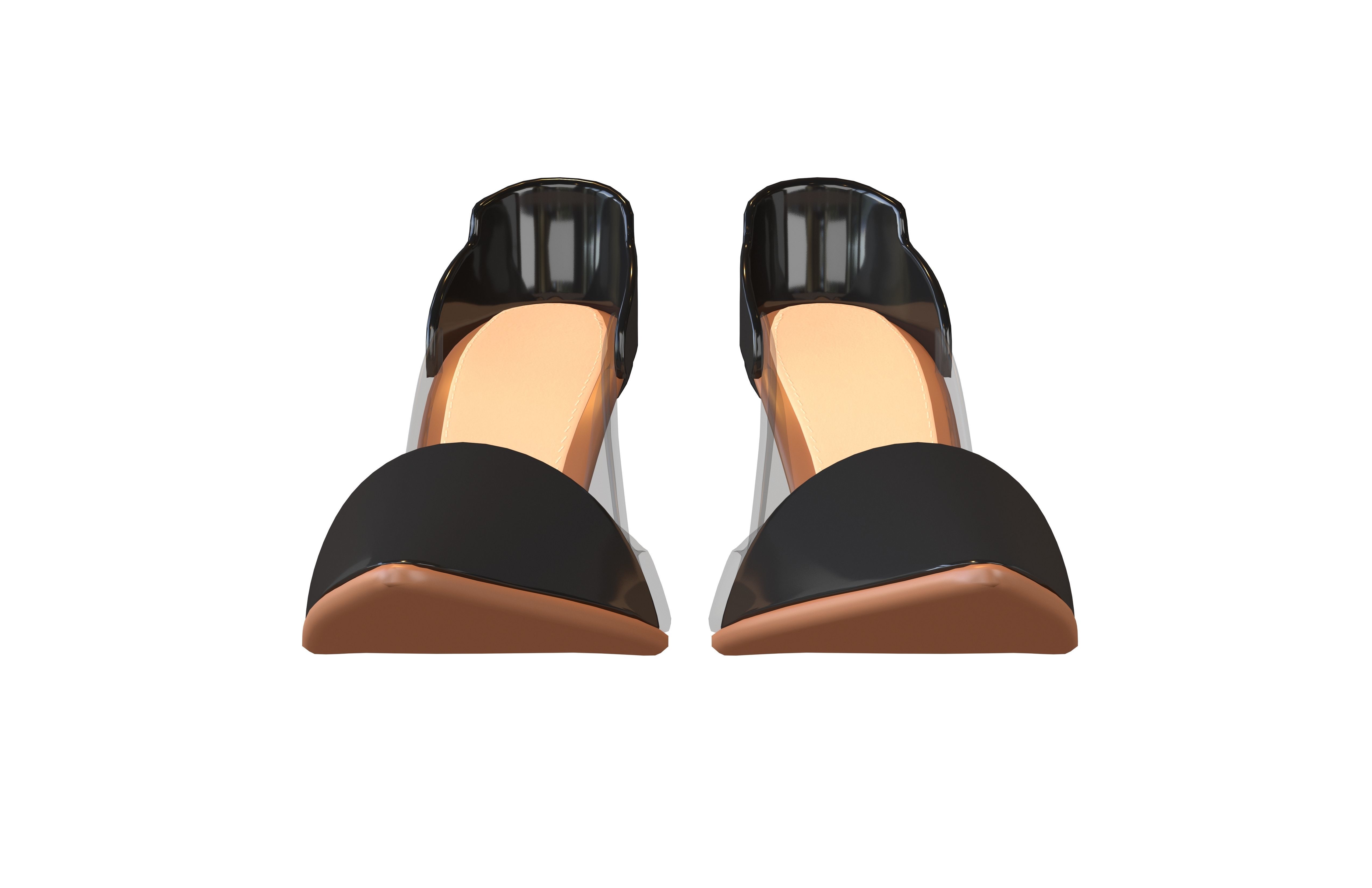 High Heel Pack 02 Low-poly 3D model_17