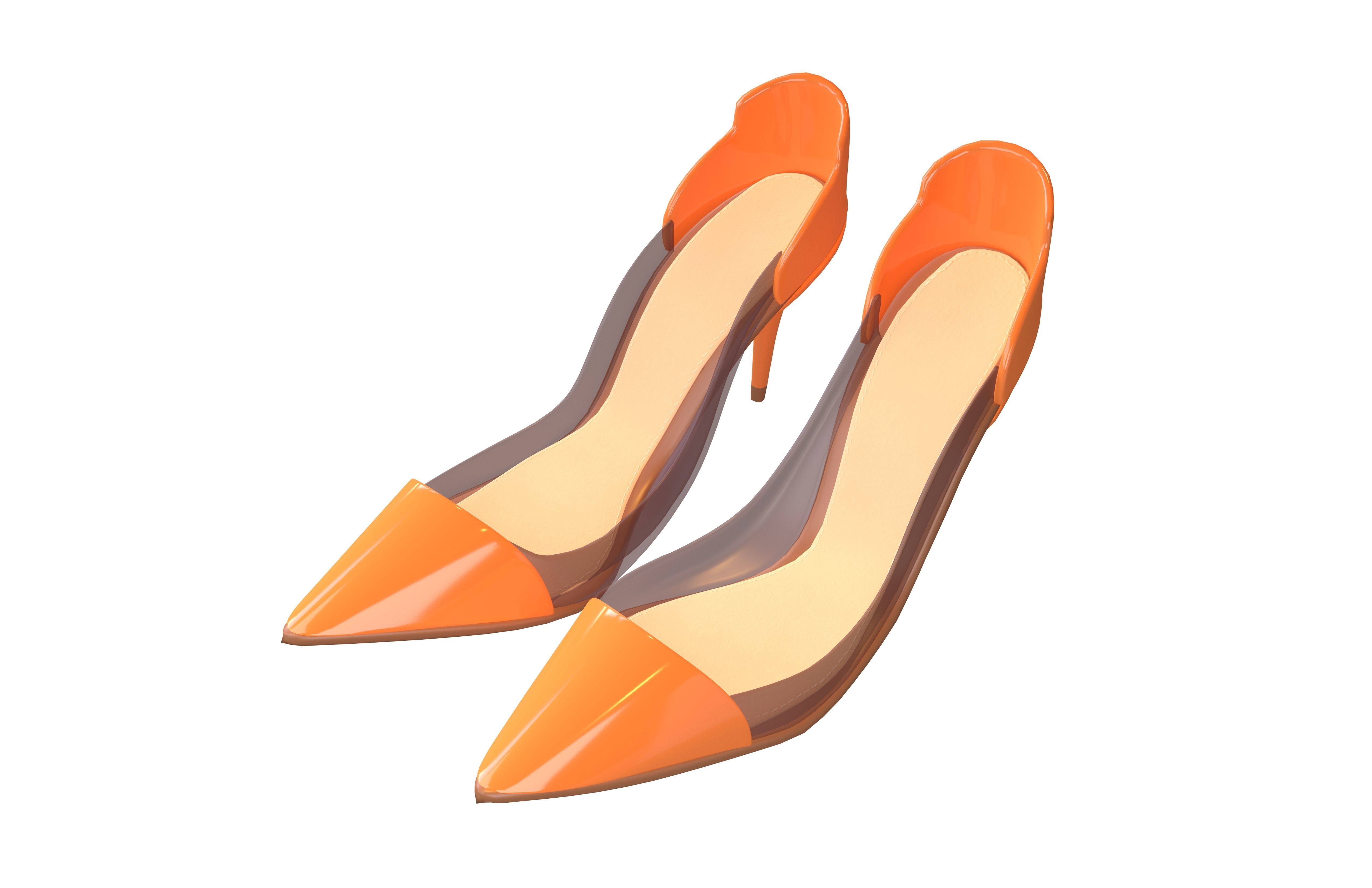 High Heel Pack 02 Low-poly 3D model_30