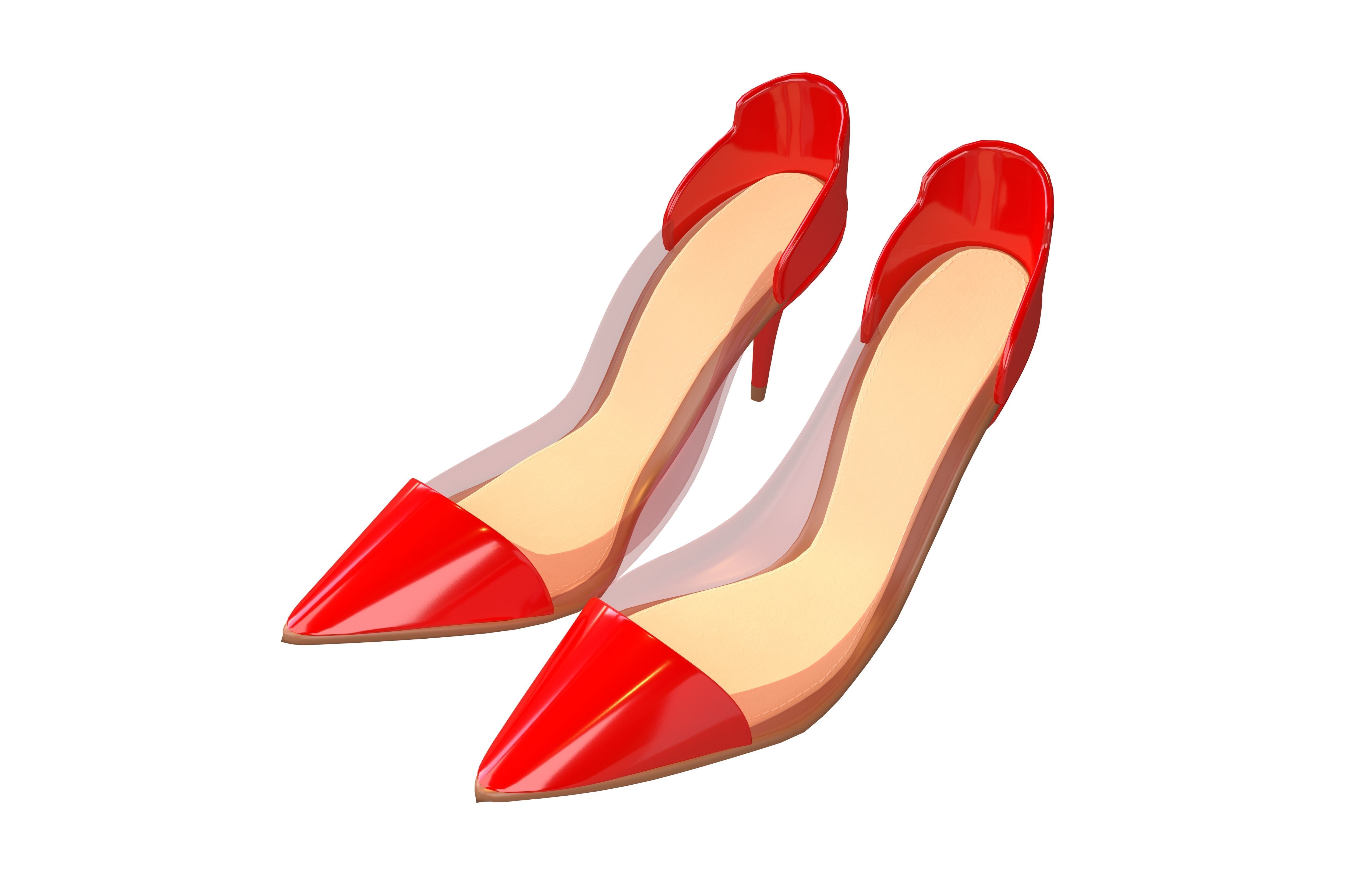 High Heel Pack 02 Low-poly 3D model_23