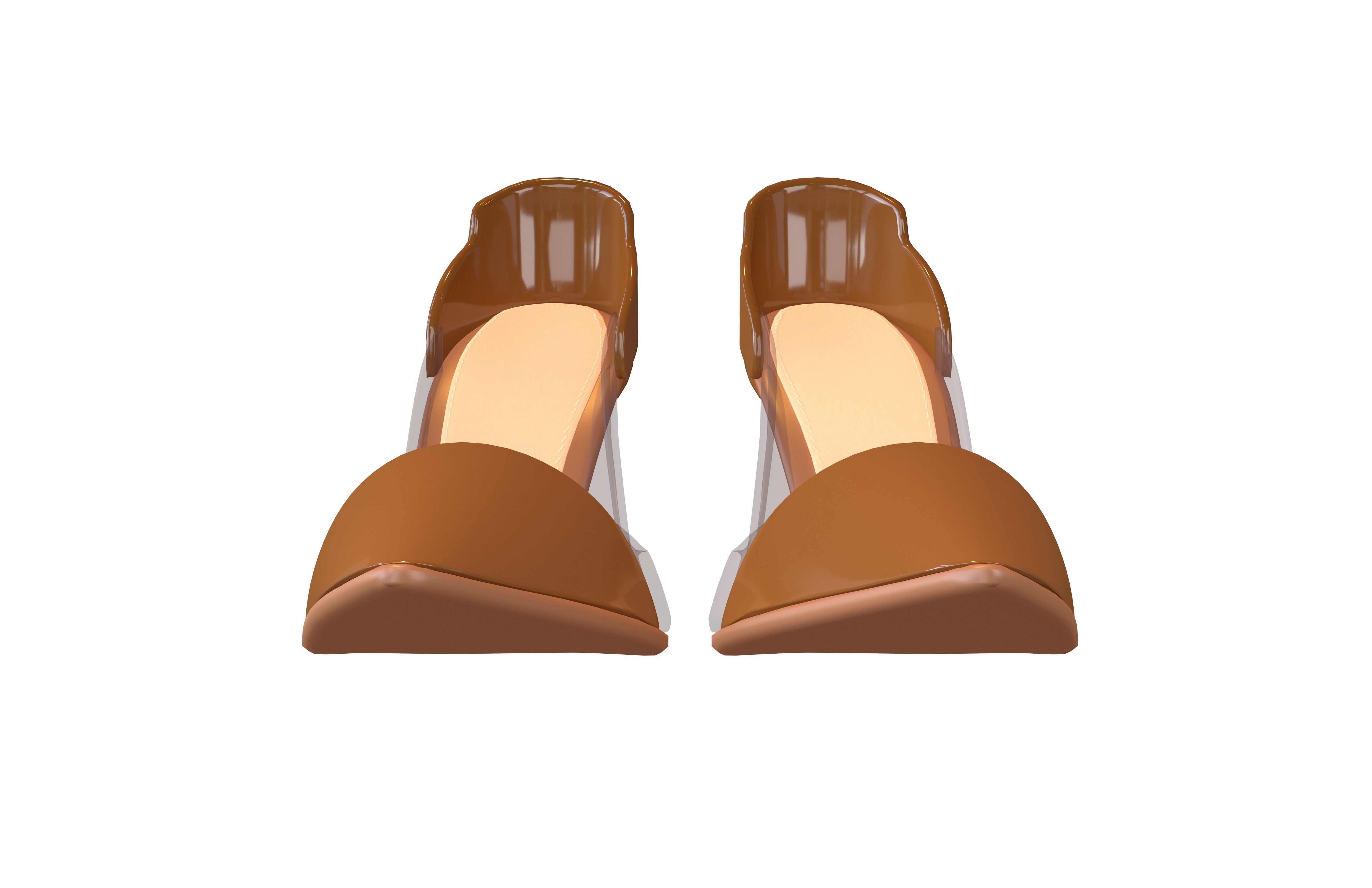 High Heel Pack 02 Low-poly 3D model_26
