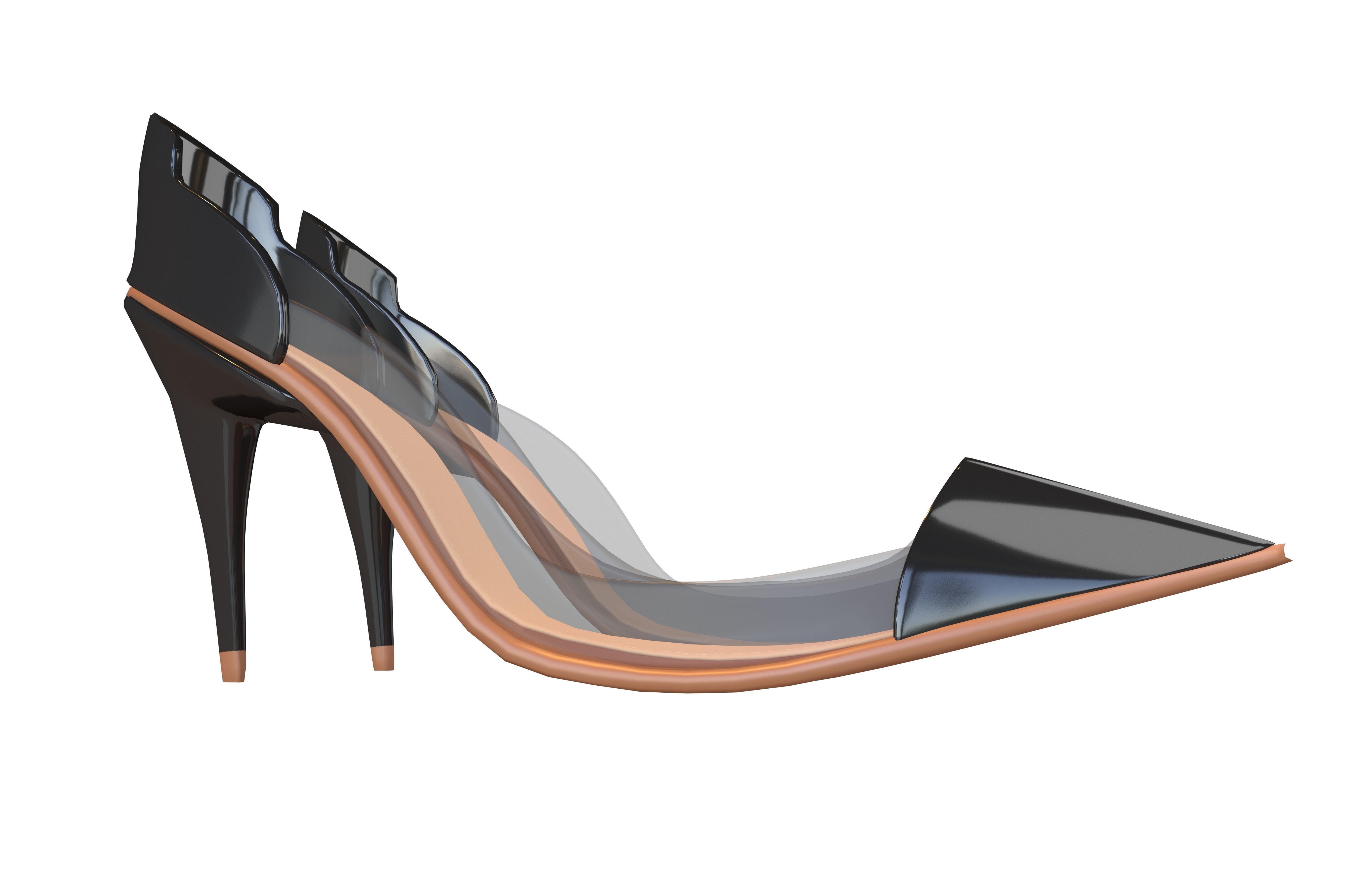 High Heel Pack 02 Low-poly 3D model_20