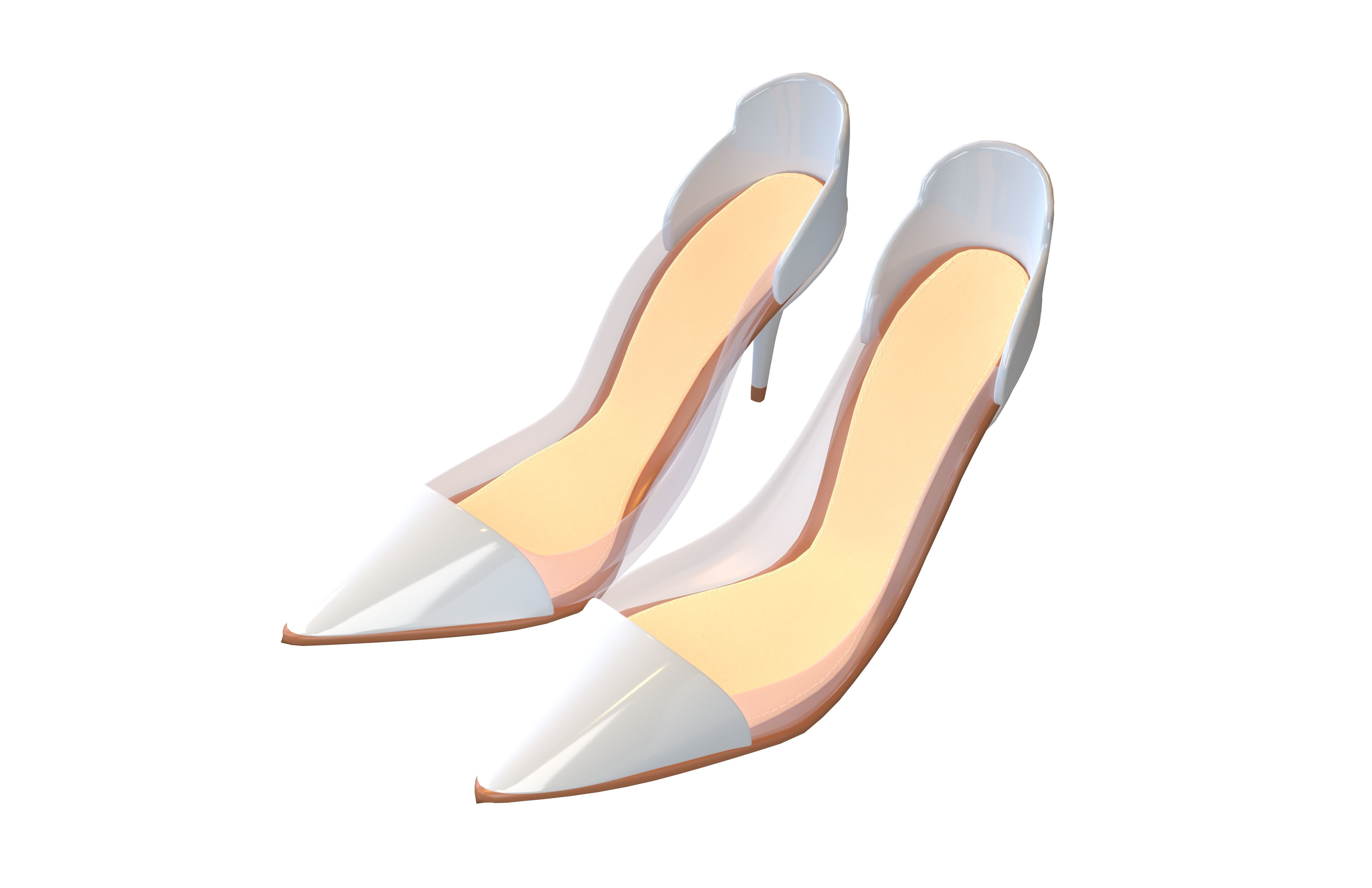 High Heel Pack 02 Low-poly 3D model_4