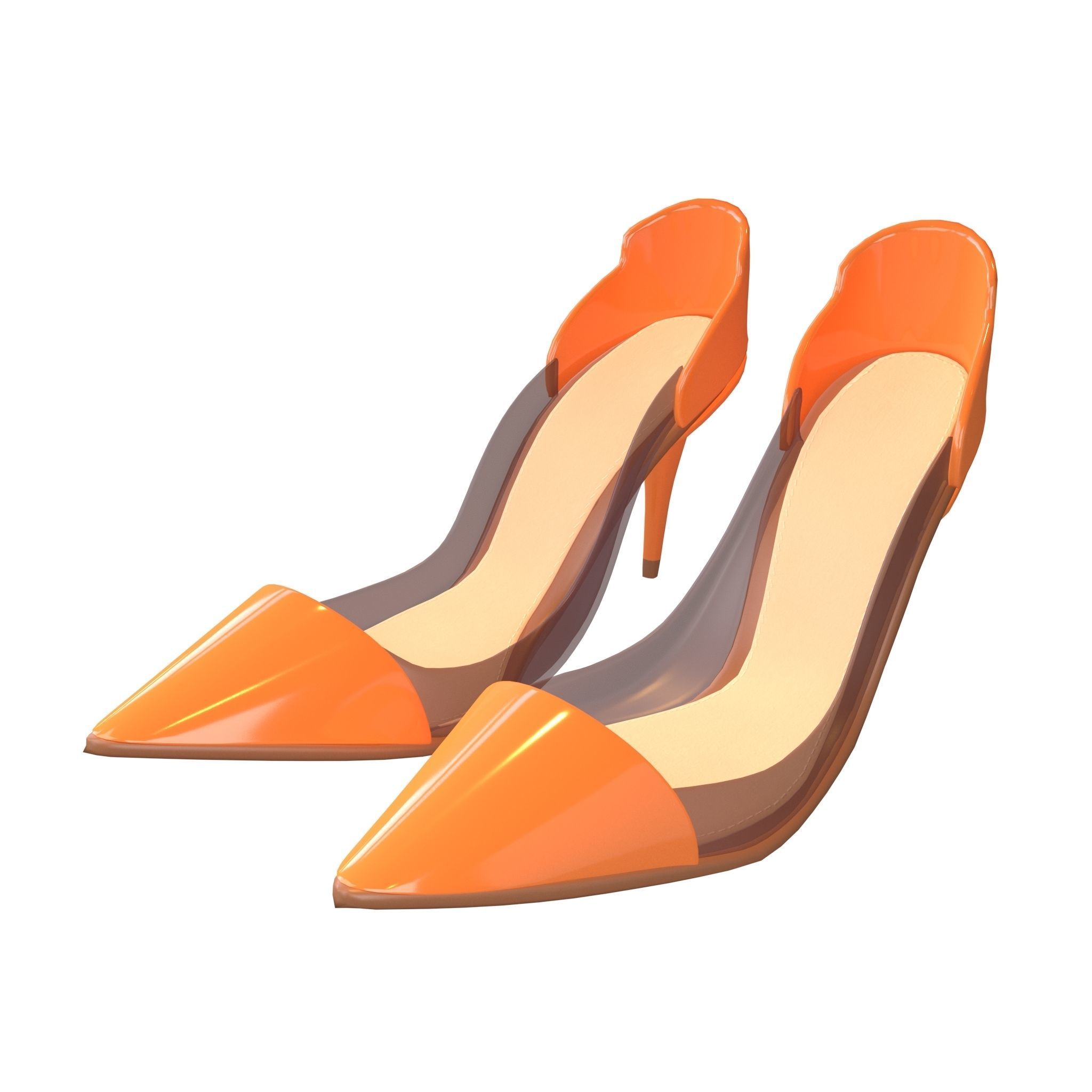 High Heel Pack 02 Low-poly 3D model_31