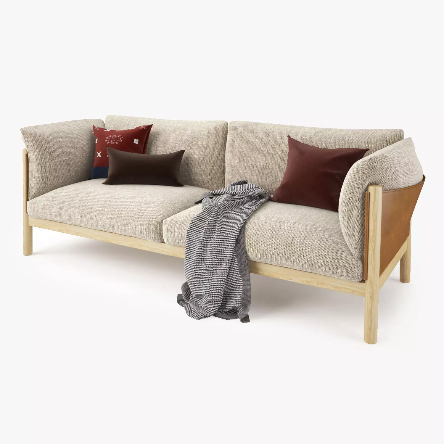 De Padova Yak Two Seater Sofa 3D model
