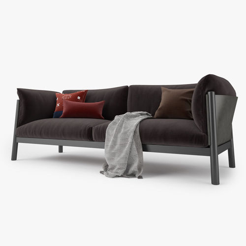 De Padova Yak Two Seater Sofa 3D model 5