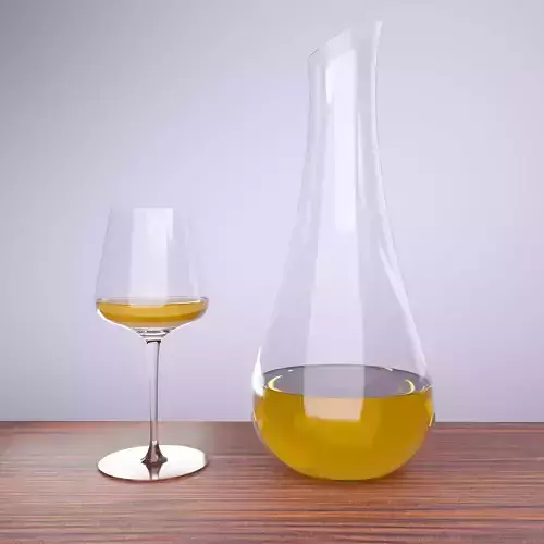 WINE GLASS AND JAR