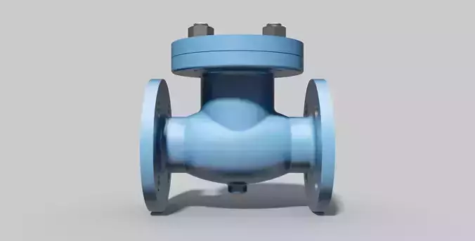 DN50 PN16 - Check valve swing type - Autodesk Inventor