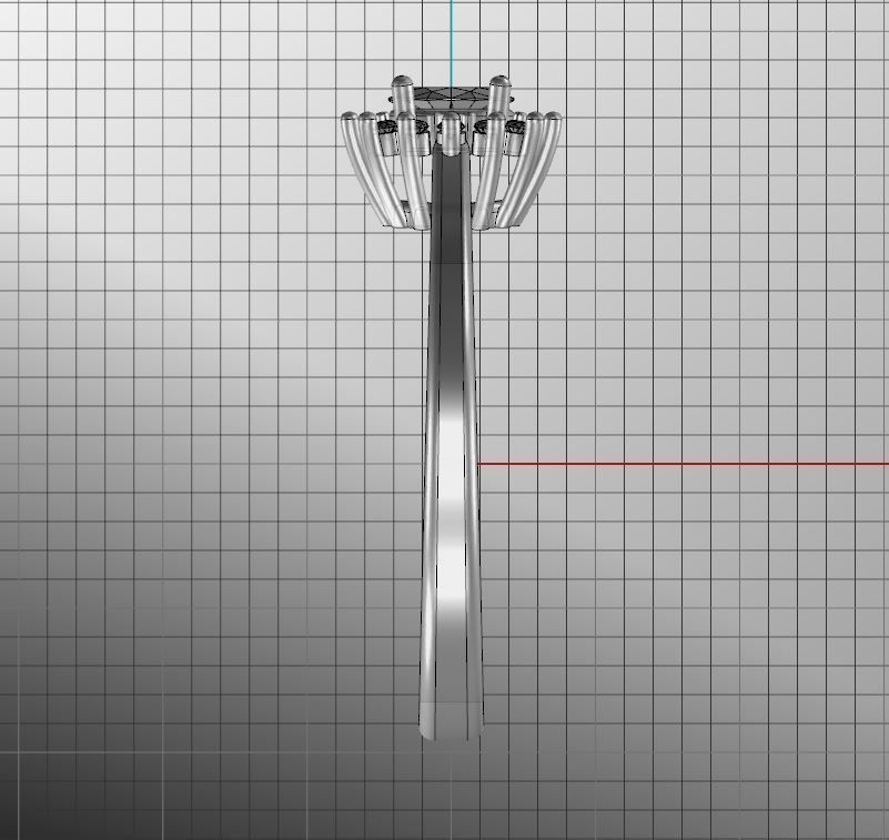 Oval halo ring ready for print 3D print model_17