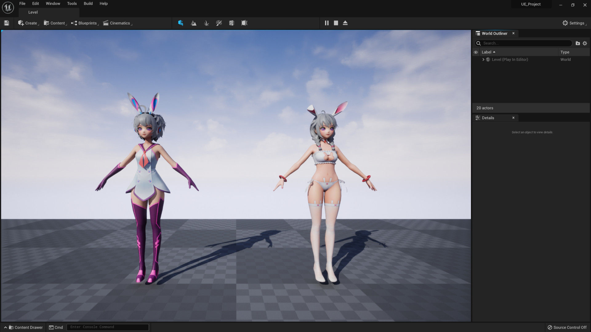 Taran Girl Low-poly 3D model_3