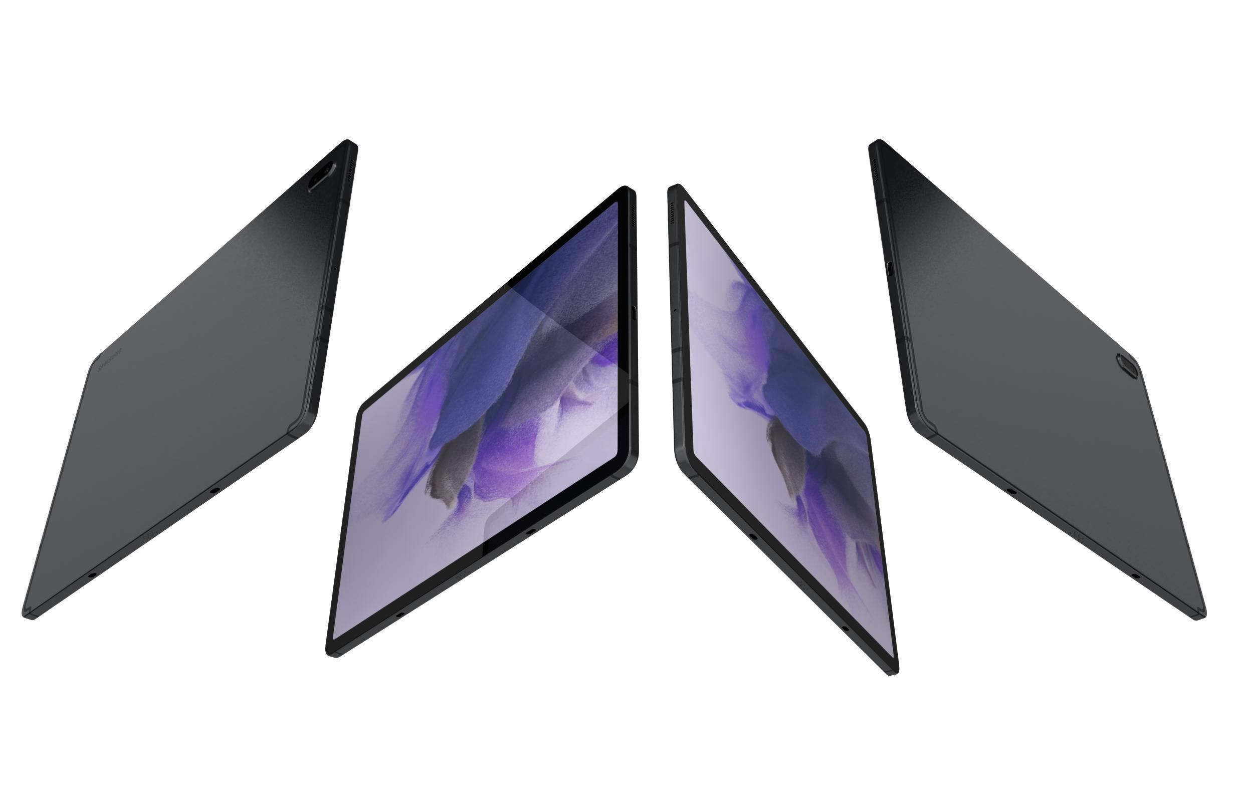 Samsung Galaxy Tab S7 FE Black 3D model_5