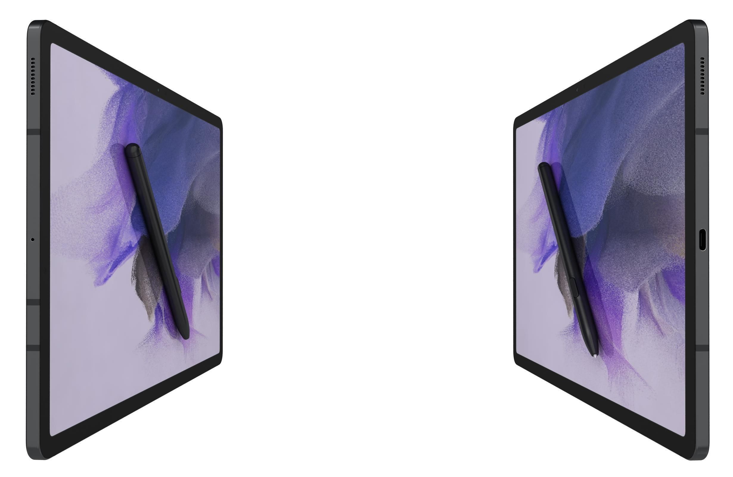 Samsung Galaxy Tab S7 FE Black 3D model_6